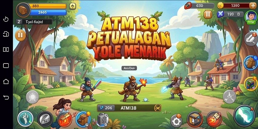 Tampilan gameplay utama ATM138 yang menarik dan interaktif.