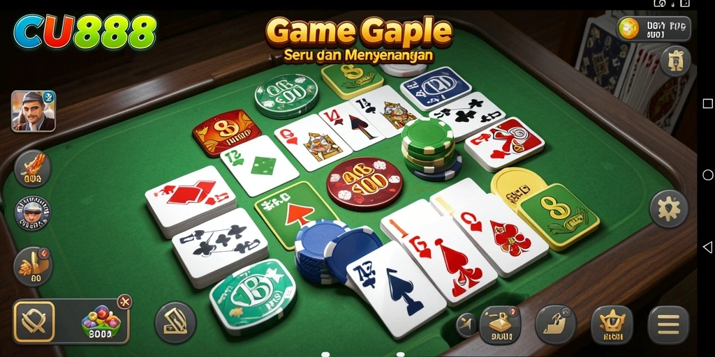 Gameplay Gaple yang seru dan interaktif di CU888.