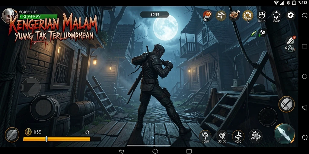 Gameplay GIM999 yang penuh ketegangan dan kengerian.