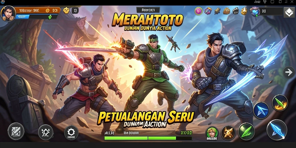 Tampilkan aksi seru dalam MERAHTOTO dengan grafis menakjubkan.