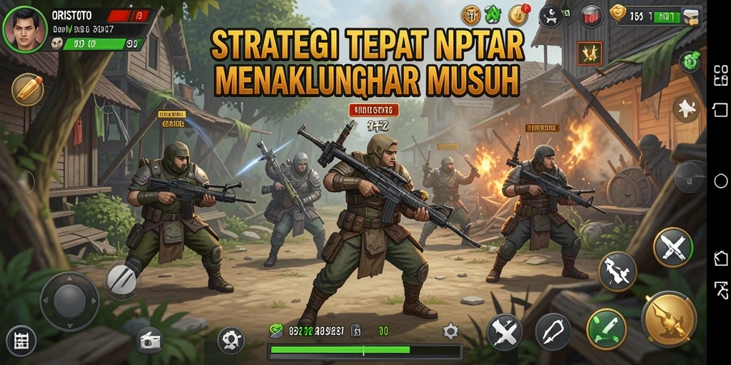 Screenshot gameplay ORISTOTO menampilkan strategi yang mendebarkan.