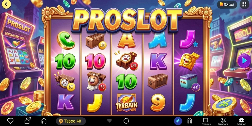 Tampilkan gameplay slot yang menegangkan dari PROSLOT.