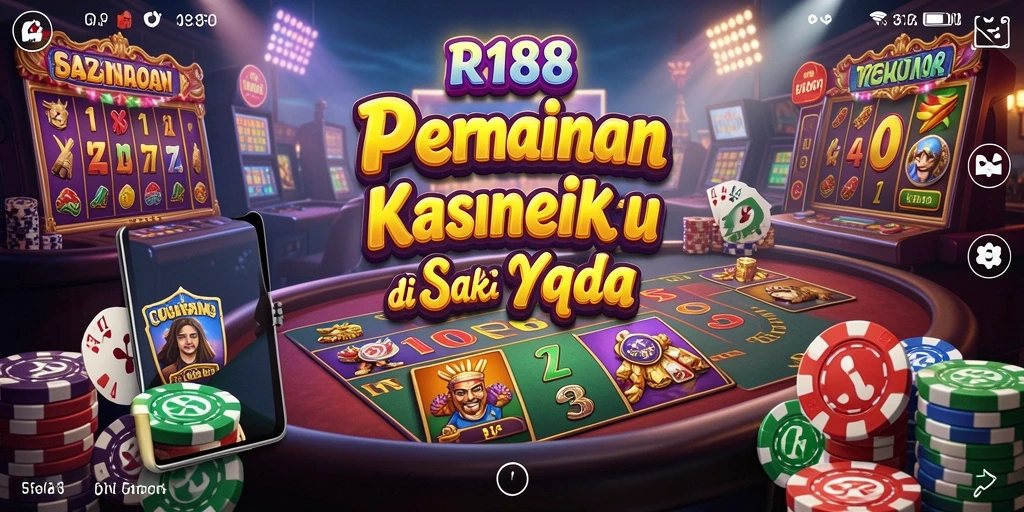 Tampilan memukau dari gameplay Kasino di RI188.