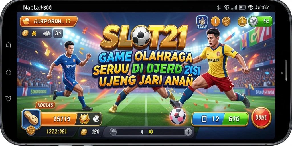 Tampilan screenshot <strong>SLOT21</strong> yang menampilkan pertandingan olahraga seru.
