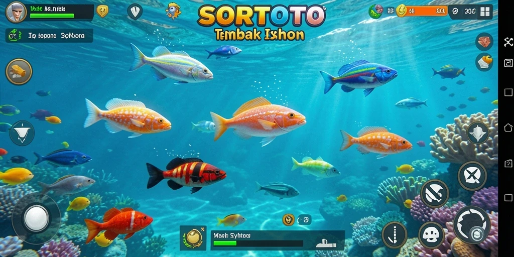 Tampilan gameplay SORTOTO yang menarik dan seru.