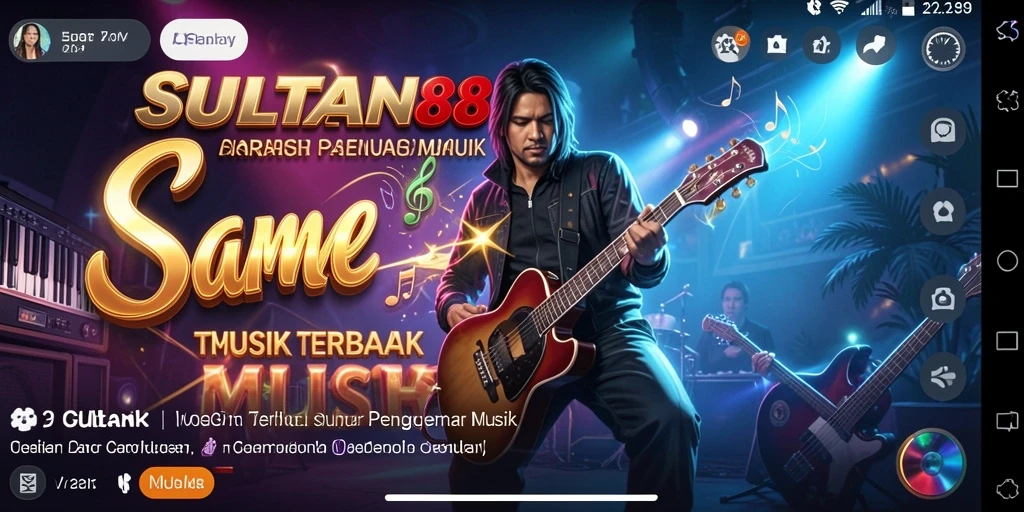 Screenshot gameplay SULTAN88 menampilkan tantangan musik yang seru.