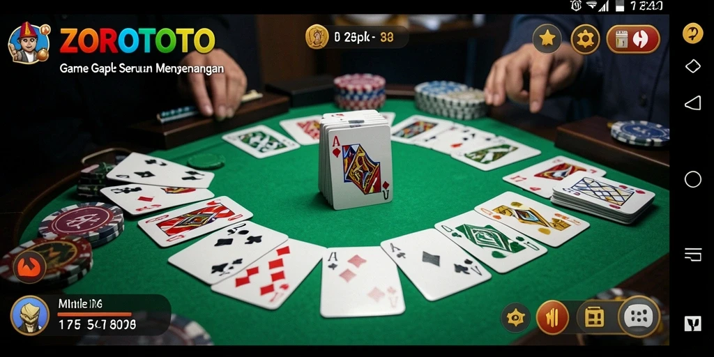 Tampilan gameplay seru di ZOROTOTO yang penuh tantangan.