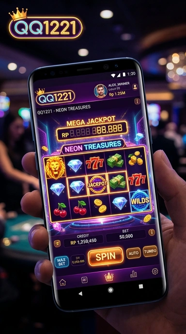 Pengguna sedang mengunduh aplikasi di platform qq1221 dengan cepat dan aman.